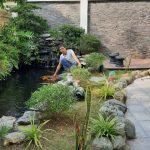 Thi công hoàn thiện Hồ Cái Koi Đức Quân