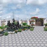 Hình ảnh hoàn thiện hồ cá koi